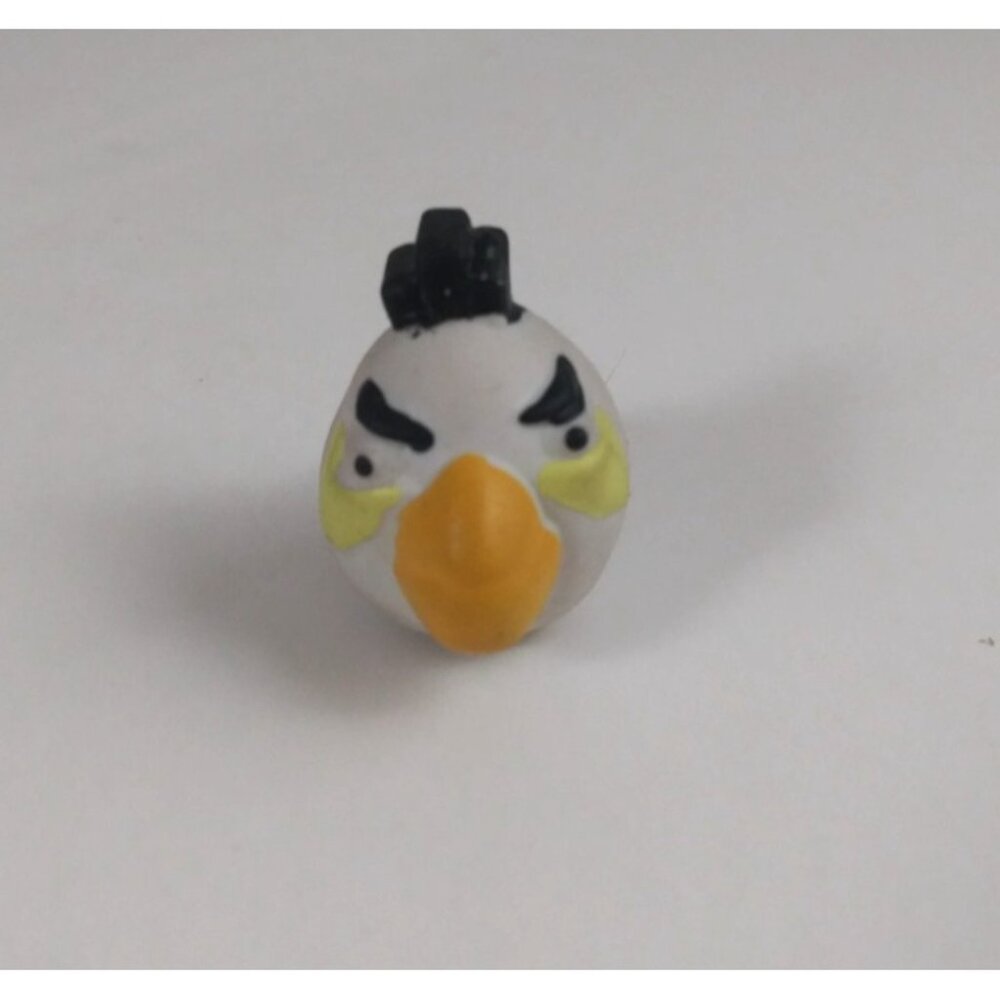 2011 MZB Rovio Angry Birds Tiny Toppers White Bird 1" Pencil Topper